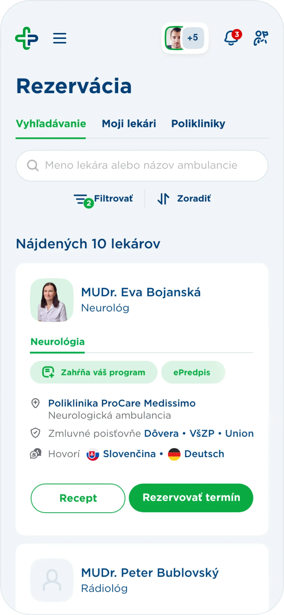 Rezervácia termínov